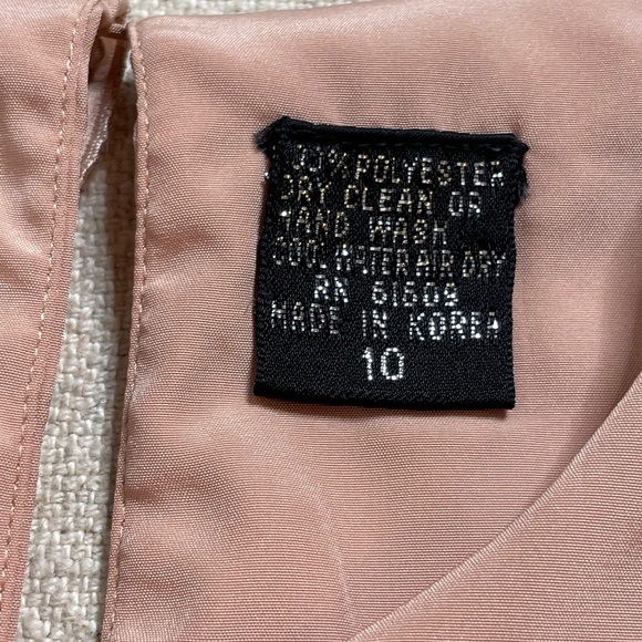 CLEARANCE ✨VTG 80s Dusty Rose Pink Richelieu Collar Romantic Blouse L Pastel - Picture 7 of 7